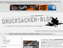 Tablet Screenshot of drucksachen-online.de